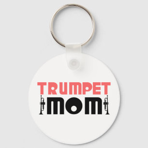 Trumpet Mom Keychain