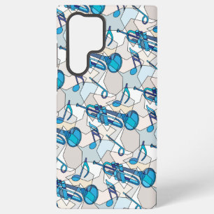 Trumpet Music Note Fragments Samsung Galaxy Case
