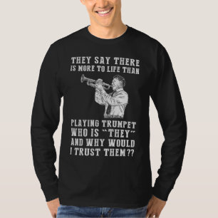 Trumpet Notes & Doubters: Harmonizing Life with Mu T-Shirt