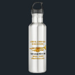 Trumpet Player High School Band Gold Personalized 710 Ml Water Bottle<br><div class="desc">This modern custom gold high school marching band stainless steel water bottle features the student and band name under the trumpet instrument. Customize for symphonic,  wind ensemble,  or concert band members or their director for a great graduation keepsake gift.</div>