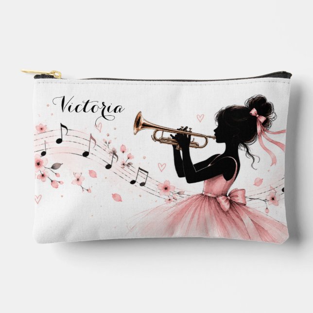 Trumpet Player Makeup Bag Editable (Front)