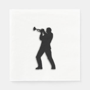Trumpet Player Napkin