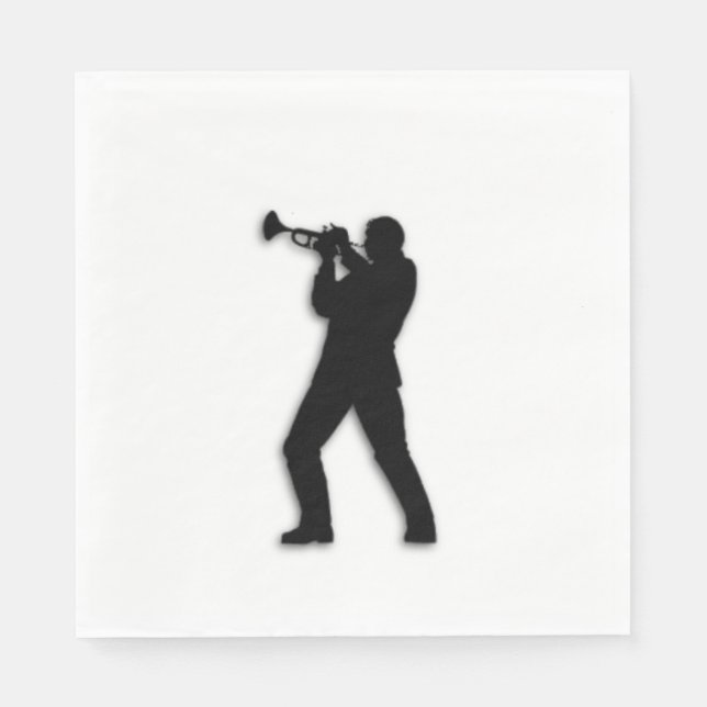 Trumpet Player Napkin (Front)