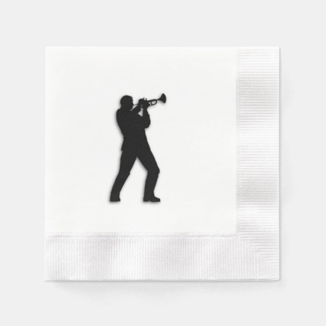 Trumpet Player Napkin (Front)