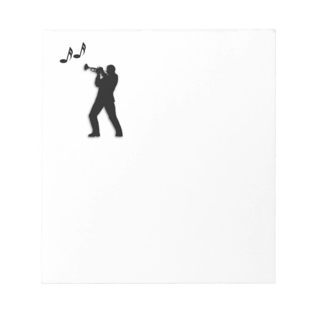Trumpet Player Notepad (Front)