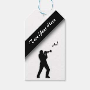 Trumpet Player Toot Your Horn Gift Tags