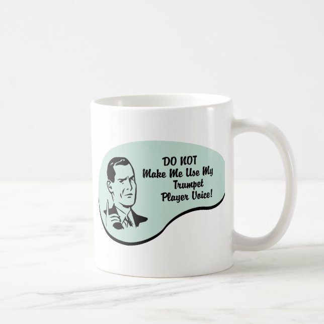 Trumpet Player Voice Coffee Mug (Right)