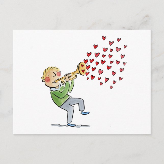 Trumpet Postcard (Front)