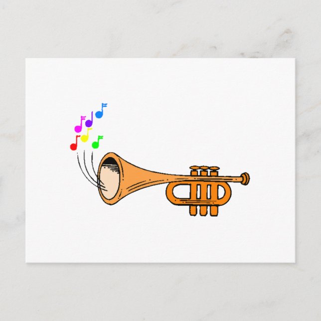 Trumpet Postcard (Front)