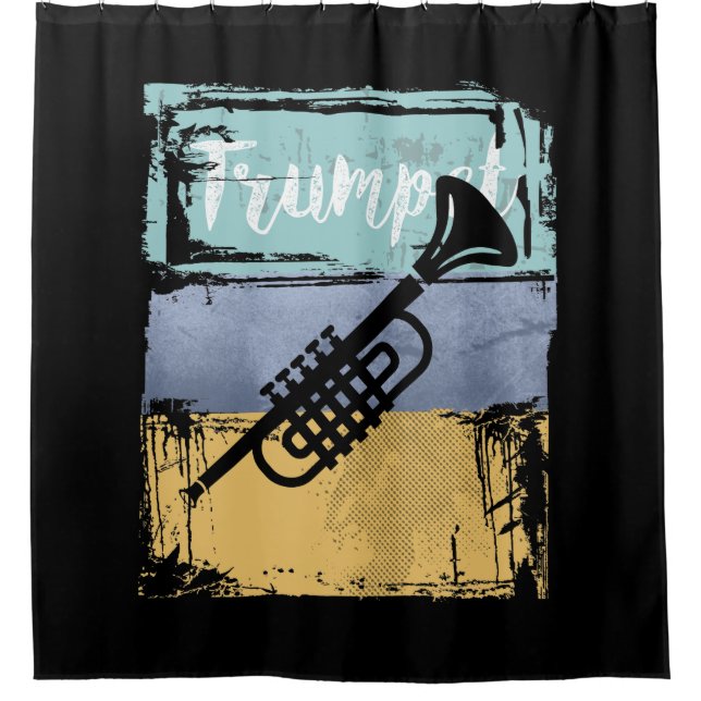 Trumpet Retro Style Music (Front)