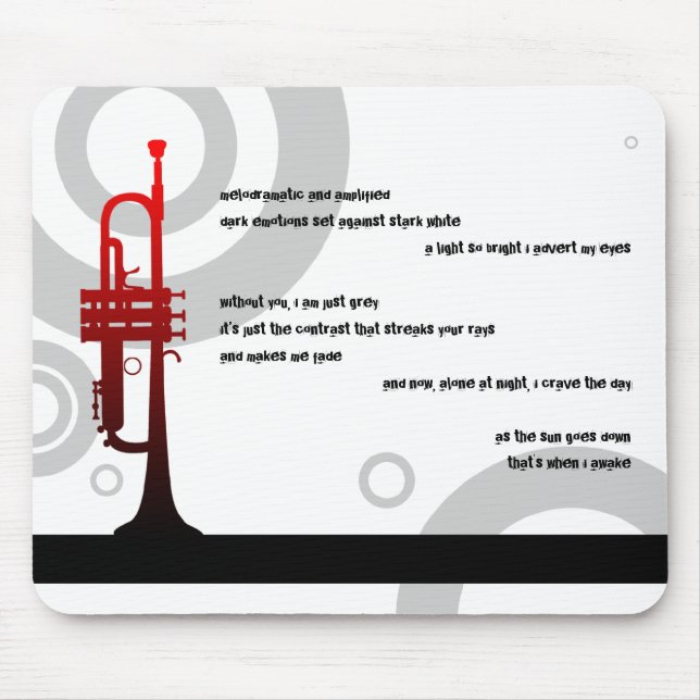 trumpet rings : cave dweller mouse pad (Front)
