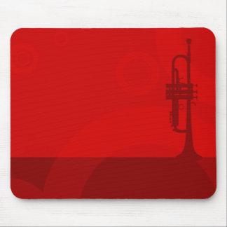 trumpet rings mouse pad