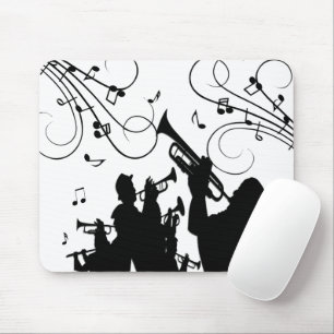 Trumpet Section Jazz Music Mouse Pad
