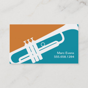 Trumpet Teacher Business Cards