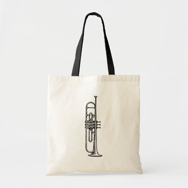 Trumpet Tote Bag (Front)