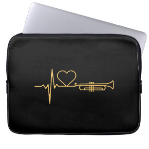 Trumpet - Trumpet Heartbeat Gift Laptop Sleeve