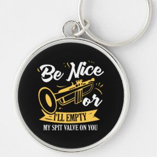 Trumpet Trumpet Player Gift Funny Trumpet Keychain