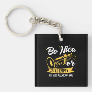 Trumpet Trumpet Player Gift Funny Trumpet Keychain