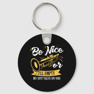 Trumpet Trumpet Player Gift Funny Trumpet Keychain