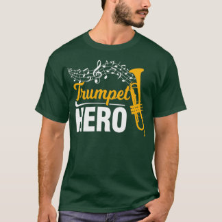 Trumpet trumpeter musical instrument wind music T-Shirt