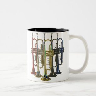 Trumpet Two-Tone Coffee Mug