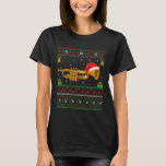 Trumpet Ugly Christmas Sweater Santa Jazz Music Tr<br><div class="desc">Trumpet Ugly Christmas Sweater Santa Jazz Music Trumpet Xmas</div>