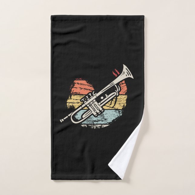 Trumpet Vintage (Serviette à main)