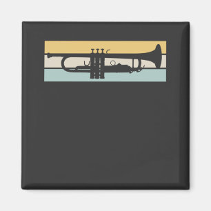 Trumpet Vintage Magnet