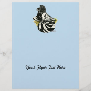 Trumpeter Pigeon Dark Splash Flyer