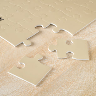 Trumpeter Pigeon Yellow Jigsaw Puzzle