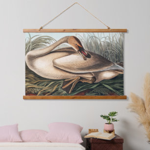 Trumpeter Swan by John James Audubon Hanging Tapestry