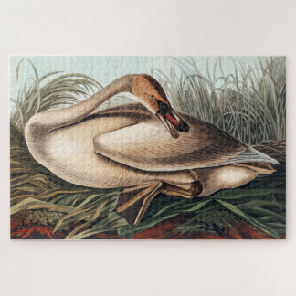 Trumpeter Swan by John James Audubon Jigsaw Puzzle