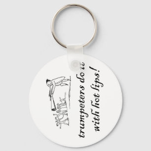 trumpeters do it with hot li keychain