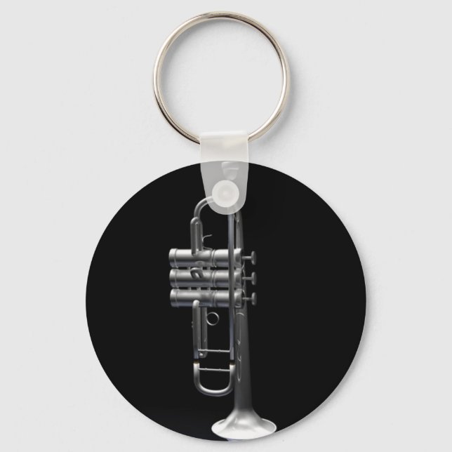 trumpetOlinger3 Keychain (Front)