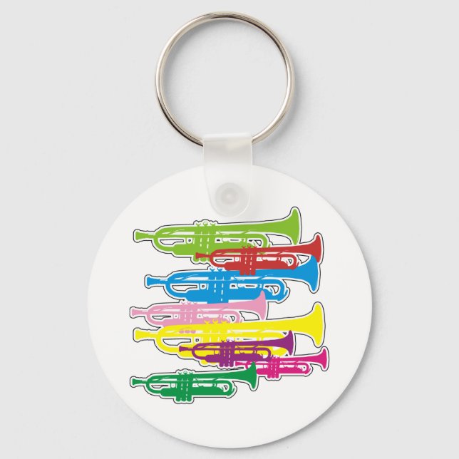 Trumpets Colours Keychain (Front)