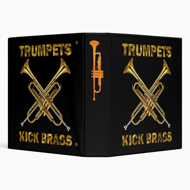 Trumpets Kick Brass Binder (Background)