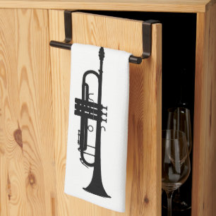 Trumpets  kitchen towel