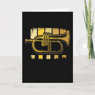 Trumpets Vintage Card