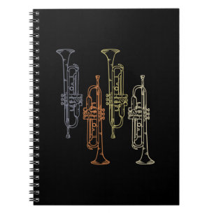 Trumpets Vintage Notebook