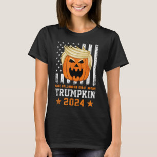 Trumpkin 2024 Usa Make Halloween Great Again Funny T-Shirt