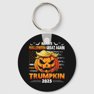Trumpkin 2025 Usa Make Halloween Great Again Funny Keychain