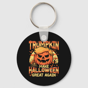 Trumpkin 2025 Usa Make Halloween Great Again Funny Keychain