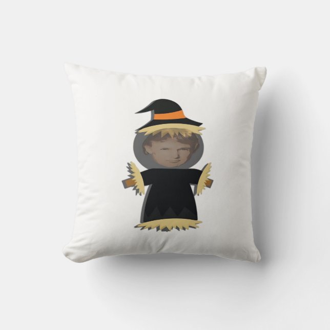 Trumpkin - Best Halloween Costume Throw Pillow (Front)