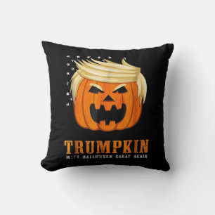 Trumpkin - Best Halloween Costume Tri-Blend Throw Pillow