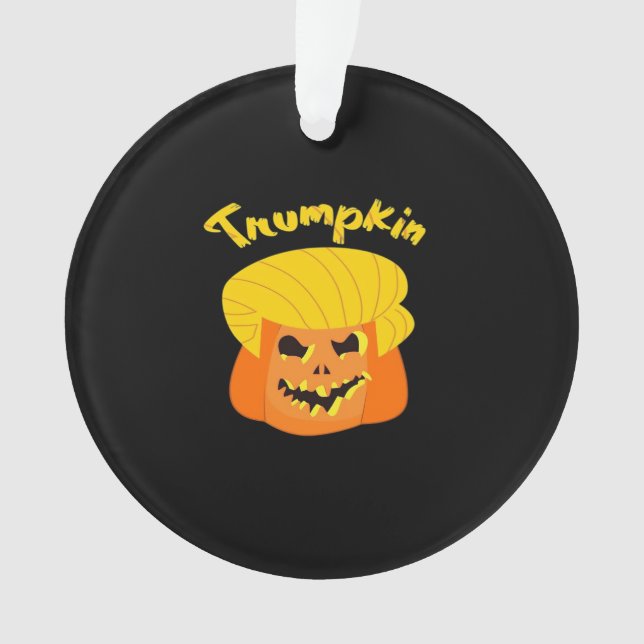 Trumpkin Citrouille Halloween Design - Retro Sloga (devant)