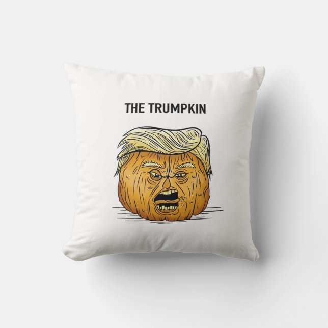 Trumpkin Classic & Basic Design Throw Pillow (Front)