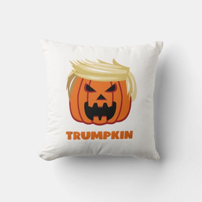 Trumpkin Classic Design Throw Pillow (Front)
