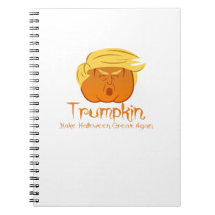 Trumpkin Classic & Funny Design For Halloween Notebook