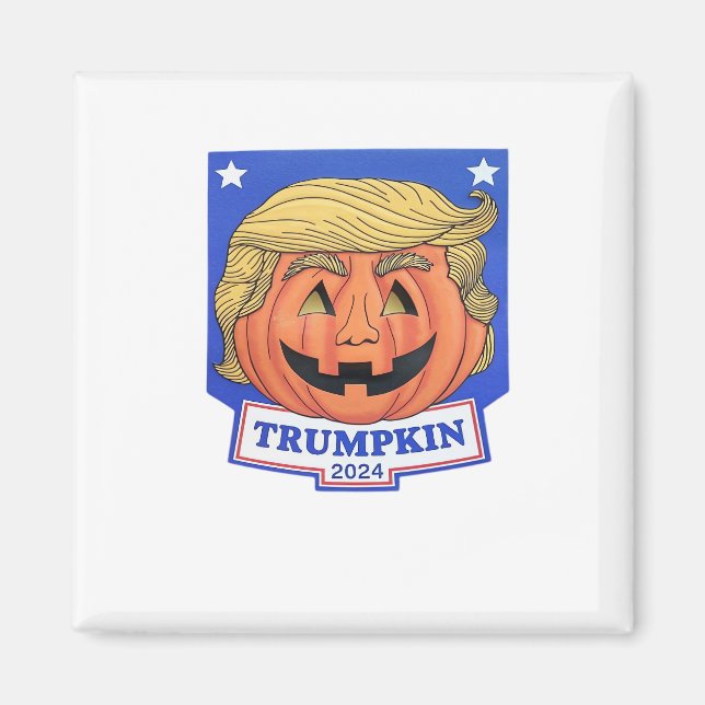 Trumpkin Classic – Funny Halloween Quote Magnet (Front)