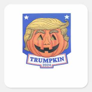 Trumpkin Classic – Funny Halloween Quote Square Sticker